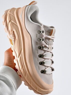 NEW Hoka Tor Summit in Rose Cream / Tangerine Glow